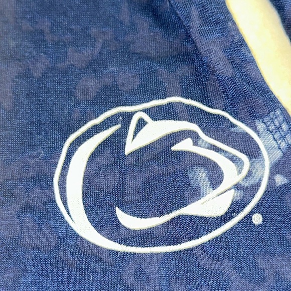 Zenana Outfitters Penn State Cotton Blend Floral Sheer Crew Neck Longsleeved Tee - Picture 4 of 8